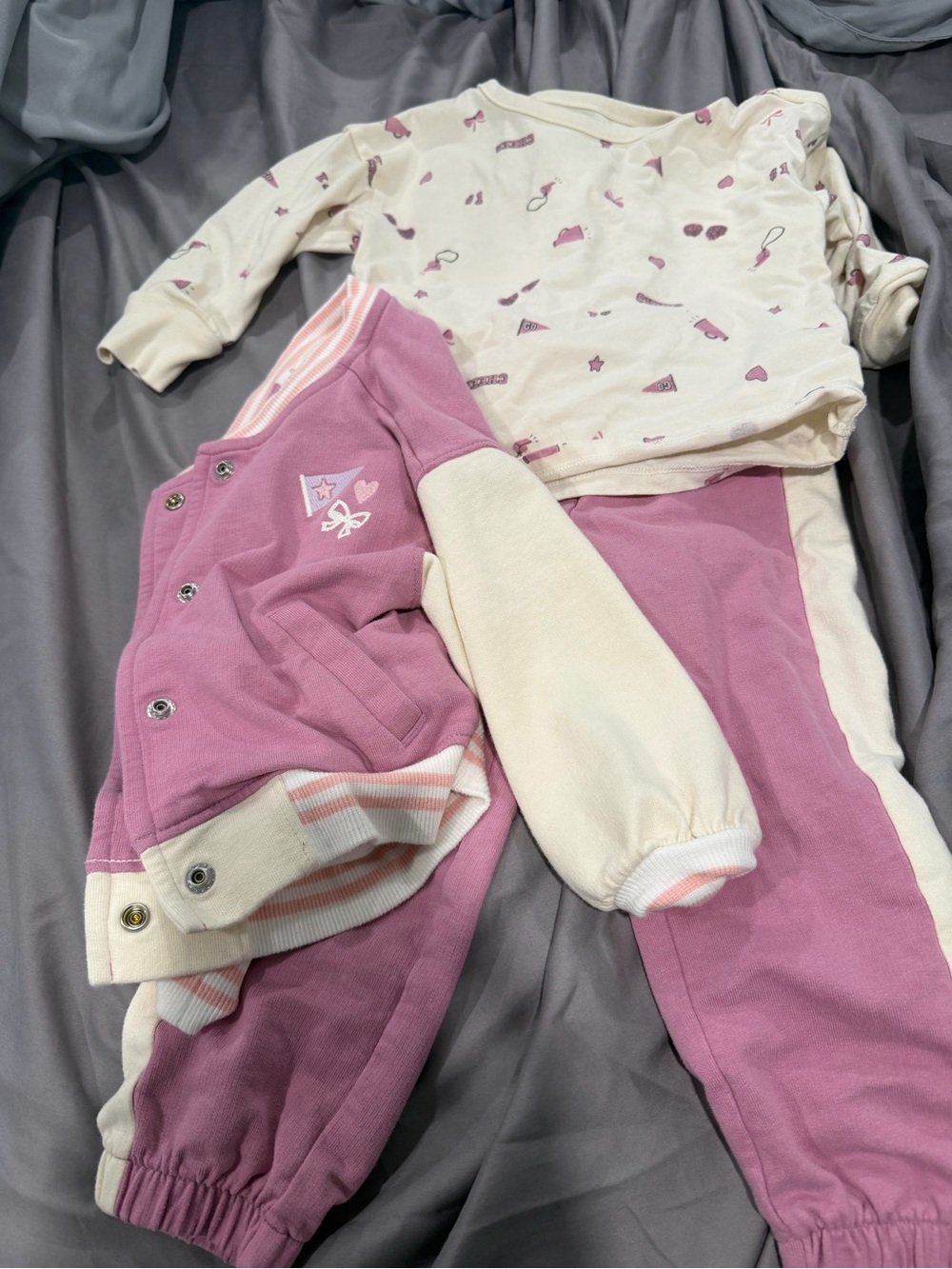 Carter's Pink and Cream 3-Piece Girls Matching Set
